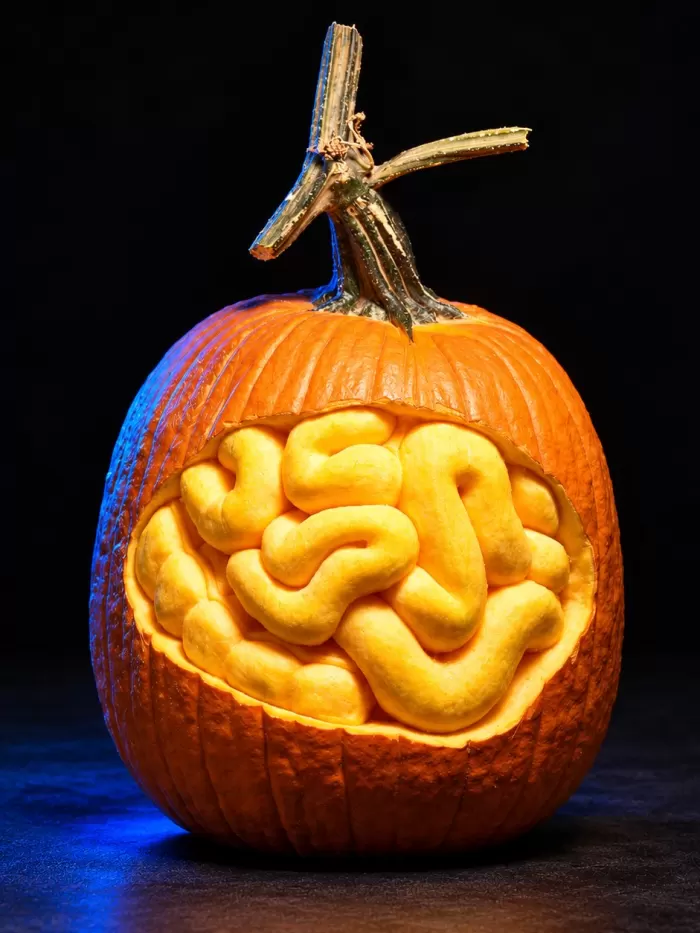 Carved pumpkin, Oct 2011