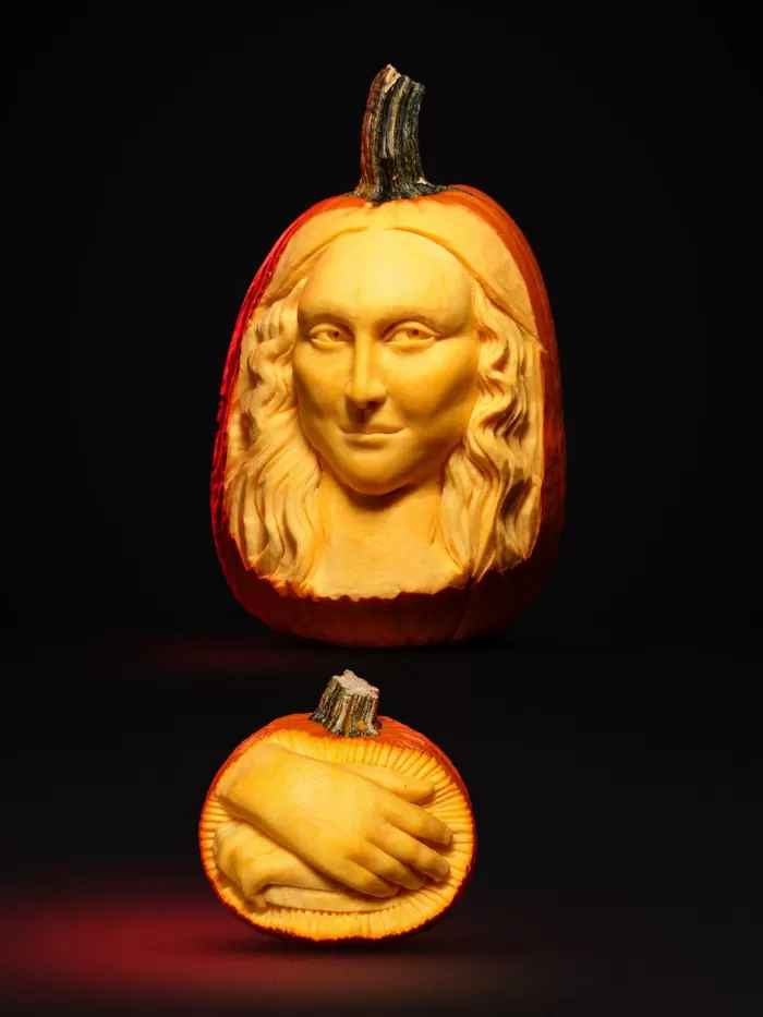 Carved pumpkin, Oct 2012