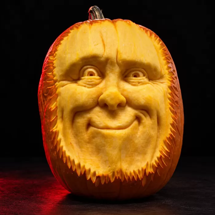 Carved pumpkin, Oct 2022