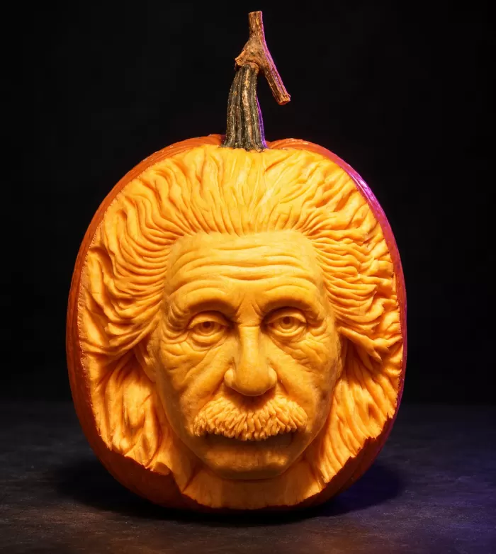 Carved pumpkin